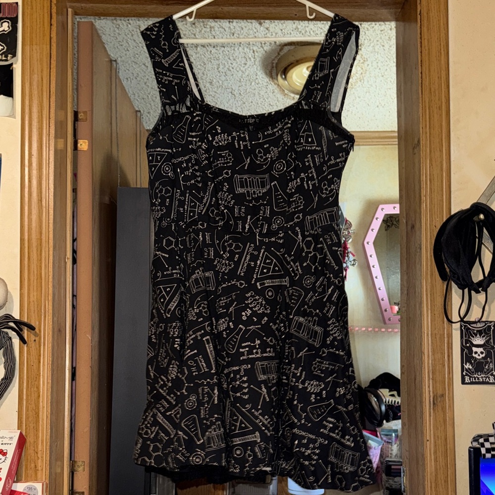 Hot Topic Science Chemistry Fit & Flare Dress!!